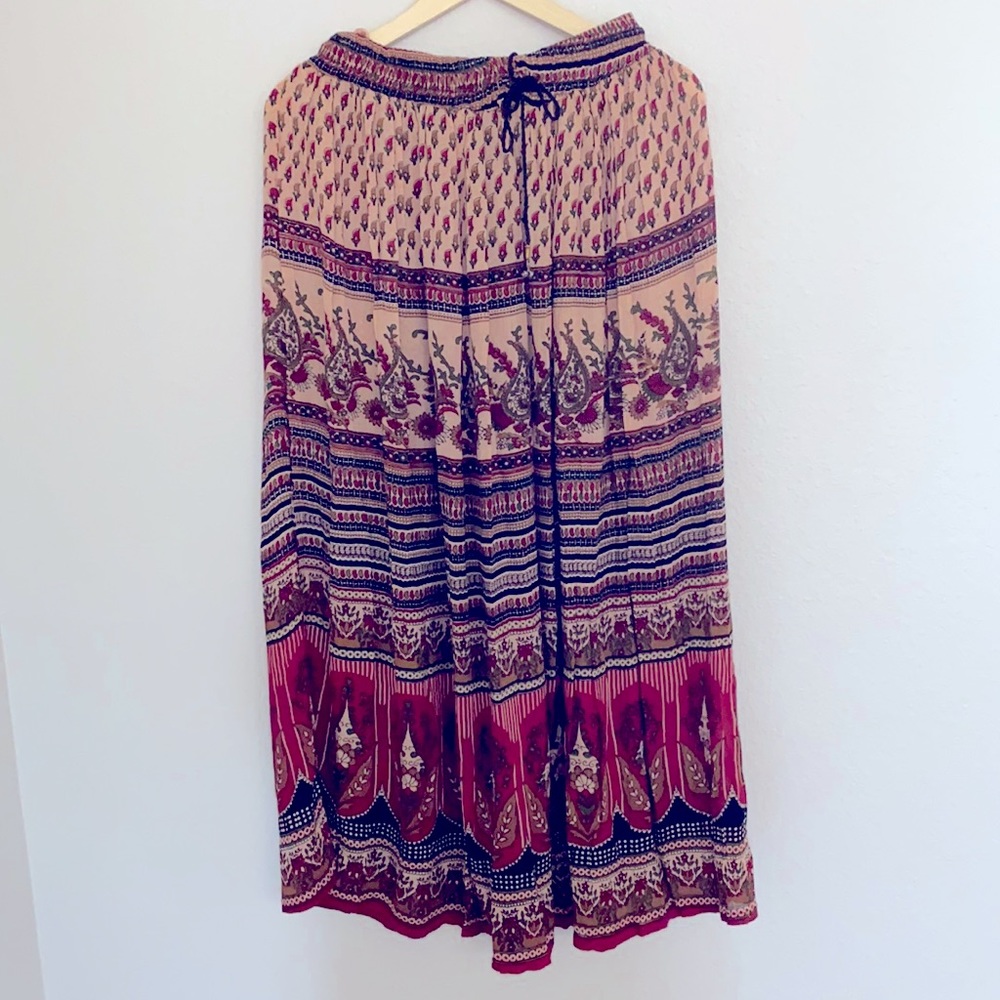 Laddi Floral Pattern Print Skirt